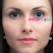Цветные линзы EOS 203 Blue Фото